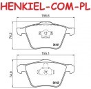 Tarcze hamulcowe wentylowane MIKODA 2432 + KLOCKI QUARO QP9046C ceramiczne - VOLVO XC90 I - OŚ PRZEDNIA