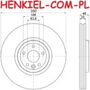 Tarcze hamulcowe wentylowane MIKODA 1842 + KLOCKI MIKODA 71842 - JAGUAR XE (X760) XF II (X260) XF SPORTBRAKE (X260) - OŚ PRZEDNIA