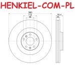 Tarcze hamulcowe wentylowane MIKODA 0278 + KLOCKI MIKODA 70278 - AUDI A8 (4E2, 4E8) VW PHAETON (3D1, 3D2, 3D3, 3D4, 3D6, 3D7, 3D8, 3D9) - OŚ PRZEDNIA