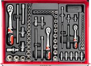 SZAFKA SERWISOWA WÓZEK WARSZTATOWY NARZĘDZIOWY + 177 NARZĘDZI YATO YT-5530