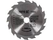 TARCZA WIDIOWA DO CIĘCIA DREWNA 160mm 18T 20mm YATO YT-6055