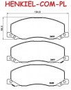 Tarcze hamulcowe wentylowane MIKODA 1655 + KLOCKI MIKODA 71655 - OPEL INSIGNIA SAAB 9-5 - OŚ PRZEDNIA