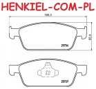 Klocki hamulcowe TEXTAR 2573601 - FORD FOCUS III FOCUS III Turnier KUGA II (DM2) TOURNEO CONNECT 13r- TRANSIT CONNECT 13r- - OŚ PRZEDNIA