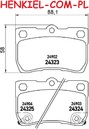 Tarcze hamulcowe pełne MIKODA 2279 + KLOCKI QUARO QP7125C ceramiczne - LEXUS IS II (_E2_) - OŚ TYLNA