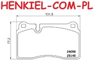 Klocki hamulcowe ATE 13.0460-4833.2 - AUDI A3 Sportback (8PA) AUDI TT (8J3) AUDI TT Roadster (8J9) SEATLEON (5F1) LEON SC (5F5) LEON ST (5F8) VW TOUAREG (7LA, 7L6, 7L7)  (7P5, 7P6) - OŚ PRZEDNIA