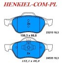 KLOCKI HAMULCOWE SAMKO 5SP1279 - RENAULT CLIO III MEGANE II SCENIC II TWINGO  - OŚ PRZEDNIA