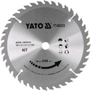 TARCZA WIDIOWA DO CIĘCIA DREWNA dla YT-82150 190mm 40T 16mm YATO YT-60633