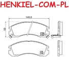 Klocki hamulcowe BREMBO P54017 - CITROEN C-CROSSER (VU_, VV_) C-CROSSER ENTERPRISE (VU_, VV_) MITSUBISHI LANCER VIII Sportback (CX_A) OUTLANDER I (CU_W) II (CW_W) III (GG_W, GF_W, ZJ, ZL) PEUGEOT 4007 (VU_, VV_) - OŚ PRZEDNIA