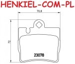 Tarcze hamulcowe wentylowane MIKODA 1456 + KLOCKI ICER 181390 - MERCEDES KLASA S (W220) KLASA S Coupe (C215) - OŚ TYLNA