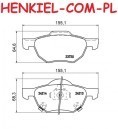 Klocki hamulcowe ATE 13.0460-5714.2 - HONDA ACCORD VII (CL, CN) ACCORD VII Tourer (CM, CN) - OŚ PRZEDNIA