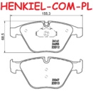 Tarcze hamulcowe wentylowane MIKODA 0487 + KLOCKI TEXTAR 2331211 - BMW 5 (E60) 5 Touring (E61) 6 (E63) 6 Kabriolet (E64) - OŚ PRZEDNIA