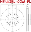 Tarcze hamulcowe wentylowane MIKODA 0460 + KLOCKI QUARO QP1286C ceramiczne - BMW X5 (E70) X5 (F15, F85) X6 (E71, E72) X6 (F16, F86) - OŚ PRZEDNIA