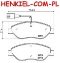 Klocki hamulcowe ATE 13.0460-3984.2 - ALFA ROMEO MITO FIAT BRAVO II STILO LANCIA DELTA III - OŚ PRZEDNIA