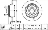 TARCZA BOSCH 0986479254 - TYŁ PEŁNA