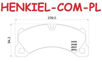 Tarcze hamulcowe wentylowane MIKODA 4218 + KLOCKI MIKODA 71671 - PORSCHE CAYENNE (92A) VW TOUAREG (7P5, 7P6) - OŚ PRZEDNIA