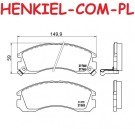 Tarcze hamulcowe wentylowane MIKODA 0931 GT malowane, nacinane, wiercone, kolor: czarny + KLOCKI BREMBO P54017 - CITROEN C-CROSSER (VU_, VV_) C-CROSSER ENTERPRISE (VU_, VV_) MITSUBISHI LANCER VIII Sportback (CX_A) OUTLANDER I (CU_W) II (CW_W) III (GG_W, GF_W, ZJ, ZL) PEUGEOT 4007 (VU_, VV_) - OŚ PRZEDNIA