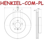 Tarcza hamulcowa wentylowana MIKODA 0499 - BMW 3 (G20, G80, G28) 3 Touring (G21, G81) 5 (G30, F90)  5 Touring (G31)  X3 (G01, F97)  X4 (G02, F98) Z4 Roadster (G29) - OŚ PRZEDNIA