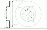 TARCZA HAMULCOWA MEYLE 615523005 /PD - TYŁ