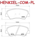 Tarcze hamulcowe wentylowane MIKODA 1144 GT malowane, nacinane, wiercone, kolor: czarny + KLOCKI QUARO QP8946C ceramiczne - HYUNDAI ELANTRA Sedan (MD, UD) i30 (GD) (sys. BOSCH) i30 Coupe (sys. BOSCH) VELOSTER KIA CEE'D (JD) PRO CEE'D (JD) - OŚ PRZEDNIA