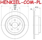 Tarcza hamulcowa pełna MIKODA 2122 - SUBARU FORESTER (SF_)(SG_) IMPREZA Coupe (GFC) IMPREZA Kombi (GF)(GG) IMPREZA Sedan (GC)(GD) LEGACY I (BC, BF, BJ) II (BD, BG) III (BE, BH) LEGACY OUTBACK (BG) - OŚ TYLNA