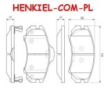 Tarcze hamulcowe wentylowane MIKODA 1119 + KLOCKI BREMBO P30018 - HYUNDAI ix20 (JC) (sys. MANDO) KIA SOUL (AM) VENGA (YN) (sys. MANDO) - OŚ PRZEDNIA