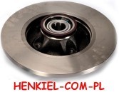 Tarcze hamulcowe pełne z łożyskiem i pierścieniem ABS BREMBO 08.B395.17 + KLOCKI BREMBO P68043 - MERCEDES CITAN (415) RENAULT KANGOO/GRAND KANGOO (KW0/1_) KANGOO BE BOP (KW0/1_) KANGOO Express (FW0/1_) - OŚ TYLNA