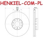 Tarcze hamulcowe wentylowane MIKODA 0276 + KLOCKI SAMKO 5SP1121 - VW PHAETON (3D_) - OŚ PRZEDNIA