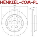 Tarcza hamulcowa wentylowana MIKODA 1492 - MERCEDES KLASA S (W221) SL (R230) - OŚ TYLNA