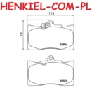 Klocki hamulcowe BREMBO P83072 - LEXUS GS (_L1_)  RC (_C1_) - OŚ PRZEDNIA