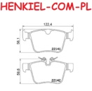 Tarcze hamulcowe wentylowane MIKODA 2440 + KLOCKI  BREMBO P86029 - VOLVO XC90 II (256)  - OŚ TYLNA