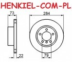 Tarcza hamulcowa wentylowana MIKODA 0432 - BMW 1 (E81, E87, F20, F21) - OŚ PRZEDNIA