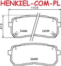 Klocki hamulcowe QUARO QP3355C ceramiczne - HYUNDAI H-1 Cargo (TQ) H-1 Travel (TQ) ix55 KIA CARNIVAL II (GQ) CARNIVAL / GRAND CARNIVAL III (VQ) CARNIVAL IV (KA4) SEDONA III (YP) SORENTO III (UM) - OŚ TYLNA