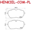 Tarcze hamulcowe wentylowane MIKODA 0584 + KLOCKI MIKODA 70584 - PEUGEOT 308 II 308 II SW - OŚ PRZEDNIA