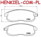 Tarcze hamulcowe wentylowane MIKODA 1538 + KLOCKI SAMKO 5SP1606 - NISSAN JUKE (F15) - OŚ PRZEDNIA