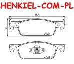 Klocki hamulcowe QUARO QP6120C ceramiczne - DACIA LOGAN MCV II LOGAN II SANDERO II RENAULT CLIO IV (BH_) CLIO IV Grandtour (KH_) - OŚ PRZEDNIA