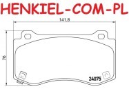 Klocki hamulcowe TRW GDB4449 - JEEP GRAND CHEROKEE III (WH,WK) - OŚ PRZEDNIA