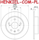 Tarcze hamulcowe pełne MIKODA 2139 + KLOCKI MIKODA 72139 - SUZUKI S-CROSS SWIFT IV (FZ, NZ) SX4 S-CROSS (JY) VITARA (LY) - OŚ TYLNA