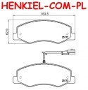 Klocki hamulcowe BREMBO P68061 - NISSAN NV400 (X62, X62B) OPEL MOVANO B (X62) RENAULT MASTER III (FV, JV, EV, HV, UV) - OŚ TYLNA