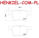 Klocki hamulcowe TRW GDB1942DTE ceramiczne - BMW 1 (F20) 1 (F21) 2 Coupe (F22, F87)  2 Kabriolet (F23)  3 (F30, F80) 3 Touring (F31) 3 Gran Turismo (F34) 4 Coupe (F32, F82)  4 Kabriolet (F33, F83) 4 Gran Coupe (F36)  X3 (F25) X4 (F26) - OŚ PRZEDNIA