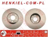 TARCZA BREMBO 09.A542.11 - BMW X5 E53 - PRZÓD