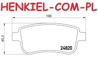 Tarcze hamulcowe pełne z łożyskiem i pierścieniem ABS MIKODA 1770L + KLOCKI MIKODA 71770 - RENAULT MEGANE III Grandtour (KZ0/1) MEGANE CC (EZ0/1_)  SCÉNIC III (JZ0/1_) GRAND SCÉNIC III (JZ0/1_) - OŚ TYLNA