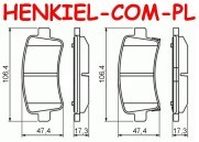 Tarcze hamulcowe pełne MIKODA 1657 GT malowane, nacinane, wiercone, kolor: czarny + KLOCKI QUARO QP1236C ceramiczne - CHEVROLET MALIBU OPEL INSIGNIA SAAB 9-5 - OŚ TYLNA