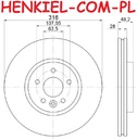 Tarcza hamulcowa wentylowana MIKODA 1845 - JAGUAR XE (X760) - OŚ PRZEDNIA