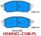 KLOCKI HAMULCOWE ATE 13.0460-5778.2 - NISSAN RENAULT PRZÓD