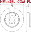 Tarcza hamulcowa wentylowana MIKODA 2626 - LAND ROVER RANGE ROVER III (L322) - OŚ TYLNA