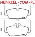 Tarcze hamulcowe wentylowane MIKODA 0433 + KLOCKI FERODO FDB1974 = FDB1747 - BMW 1 (E87, E81, E82, E88) - OŚ PRZEDNIA