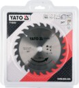 TARCZA WIDIOWA DO CIĘCIA DREWNA dla YT-82810 YT-82811 165mm 24T 16mm YATO YT-60590