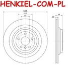 Tarcza hamulcowa wentylowana MIKODA 5411 - MERCEDES-BENZ GLE (W166) GLE Coupe (C292) KLASA GL (X166) GLS (X166) KLASA M (W166) - OŚ TYLNA