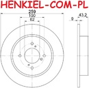 Tarcze hamulcowe pełne MIKODA 2129 + KLOCKI MIKODA 72139 - SUZUKI SWIFT IV (FZ, NZ) - OŚ TYLNA