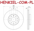 Tarcze hamulcowe wentylowane MIKODA 0259 + KLOCKI MIKODA 70259 - AUDI A3 SEAT ALTEA LEON TOLEDO SKODA OCTAVIA SUPERB YETI VW BEETLE CADDY EOS GOLF PLUS GOLF JETTA SCIROCCO TOURAN - OŚ PRZEDNIA